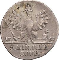 1/3 талера 1761 года  Для Пруссии