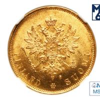 10 марок 1879 года S Для Финляндии