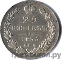 25 копеек 1835 года СПБ НГ