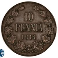10 пенни 1914 года  Для Финляндии