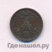 1 пенни 1873 года  Для Финляндии