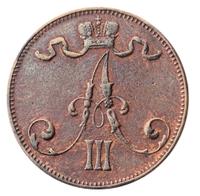 5 пенни 1892 года  Для Финляндии