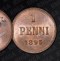 1 пенни 1895 года  Для Финляндии