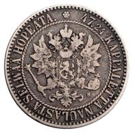 2 марки 1865 года S Для Финляндии