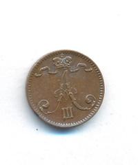 1 пенни 1888 года  Для Финляндии