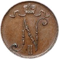 5 пенни 1906 года  Для Финляндии
