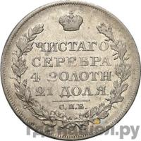 1 рубль 1821 года
