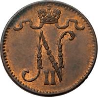 1 пенни 1901 года  Для Финляндии