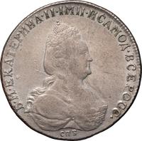 1 рубль 1796 года СПБ IС