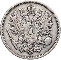 50 пенни 1874 года S Для Финляндии