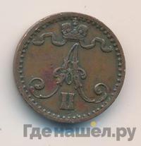 1 пенни 1871 года  Для Финляндии