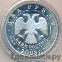 2 рубля 2003 года СПМД