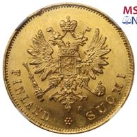10 марок 1882 года S Для Финляндии
