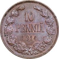 10 пенни 1914 года  Для Финляндии