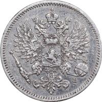 25 пенни 1908 года L Для Финляндии