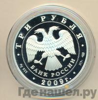 3 рубля 2009 года СПМД