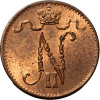 1 пенни 1906 года  Для Финляндии