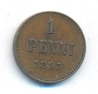 1 пенни 1895 года  Для Финляндии