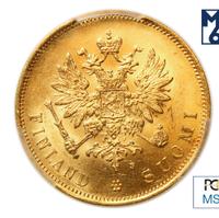 10 марок 1879 года S Для Финляндии