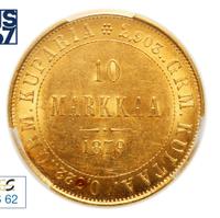 10 марок 1879 года S Для Финляндии