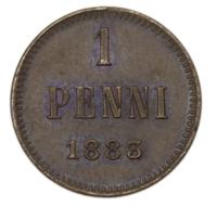 1 пенни 1883 года  Для Финляндии