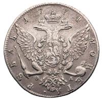 1 рубль 1774 года СПБ ТИ ФЛ