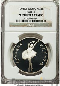 25 рублей 1993 года ЛМД Палладий