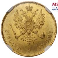 10 марок 1878 года S Для Финляндии