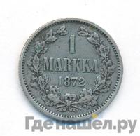 1 марка 1872 года S Для Финляндии