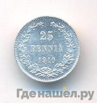 25 пенни 1910 года L Для Финляндии