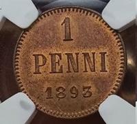 1 пенни 1893 года  Для Финляндии