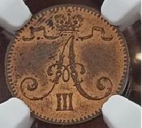1 пенни 1893 года  Для Финляндии