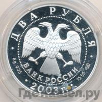 2 рубля 2003 года СПМД