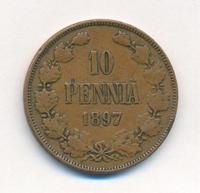 10 пенни 1897 года  Для Финляндии
