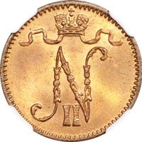 1 пенни 1914 года  Для Финляндии