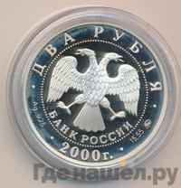 2 рубля 2000 года ММД
