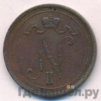 10 пенни 1896 года  Для Финляндии