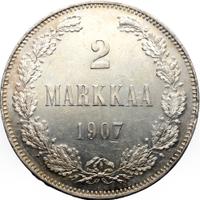 2 марки 1907 года L Для Финляндии