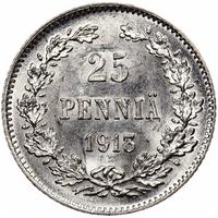 25 пенни 1913 года S Для Финляндии