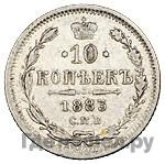 10 копеек 1883 года