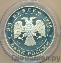 25 рублей 1996 года ММД Серебро