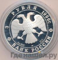 3 рубля 1996 года ЛМД