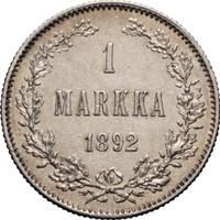 1 марка 1892 года L Для Финляндии