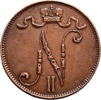 5 пенни 1899 года  Для Финляндии