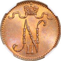 1 пенни 1914 года  Для Финляндии