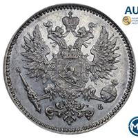 50 пенни 1891 года L Для Финляндии