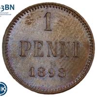 1 пенни 1898 года  Для Финляндии
