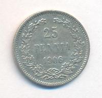 25 пенни 1906 года L Для Финляндии