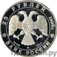 25 рублей 1996 года ЛМД