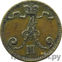 1 пенни 1884 года  Для Финляндии